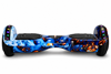 Obrazek Deskorolka elektryczna OIO Basic 6.5’ Blue Phoenix (LED; Bluetooth; uchwyt; ładowarka; Automatyczne balansowanie)